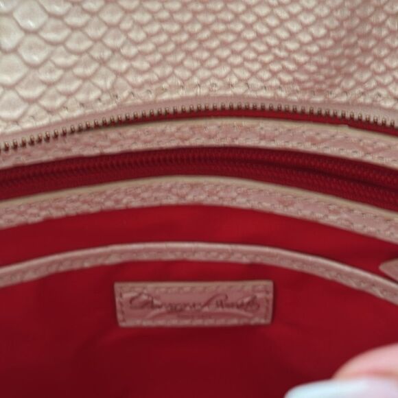 Dooney & Bourke Pearlized Snake Doomed Satchel Bag! - Picture 10 of 13